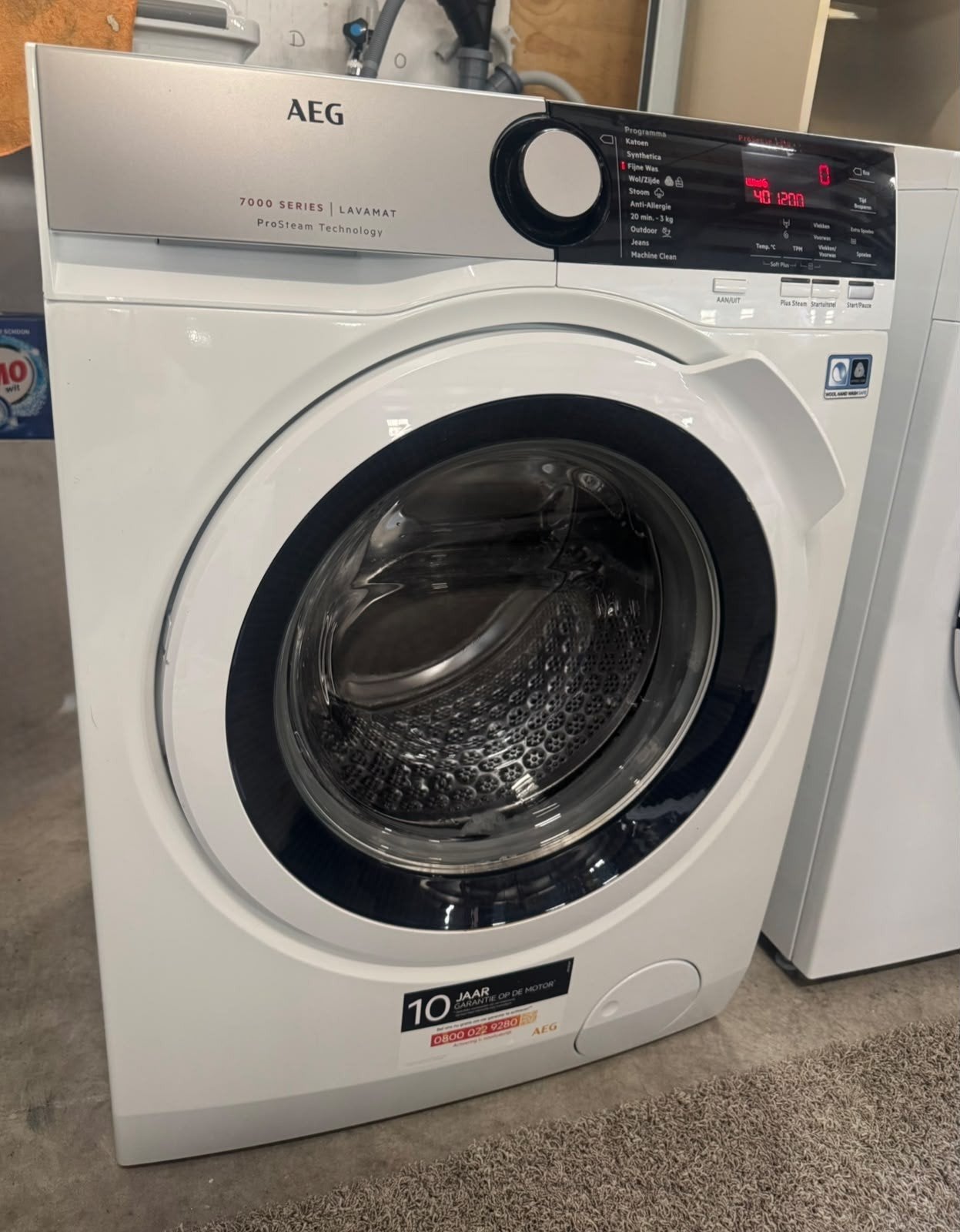 wasmachine inclusief bezorgen, 1200 tot 1600 toeren, Verzenden, 8 tot 10 kg, Zo goed als nieuw