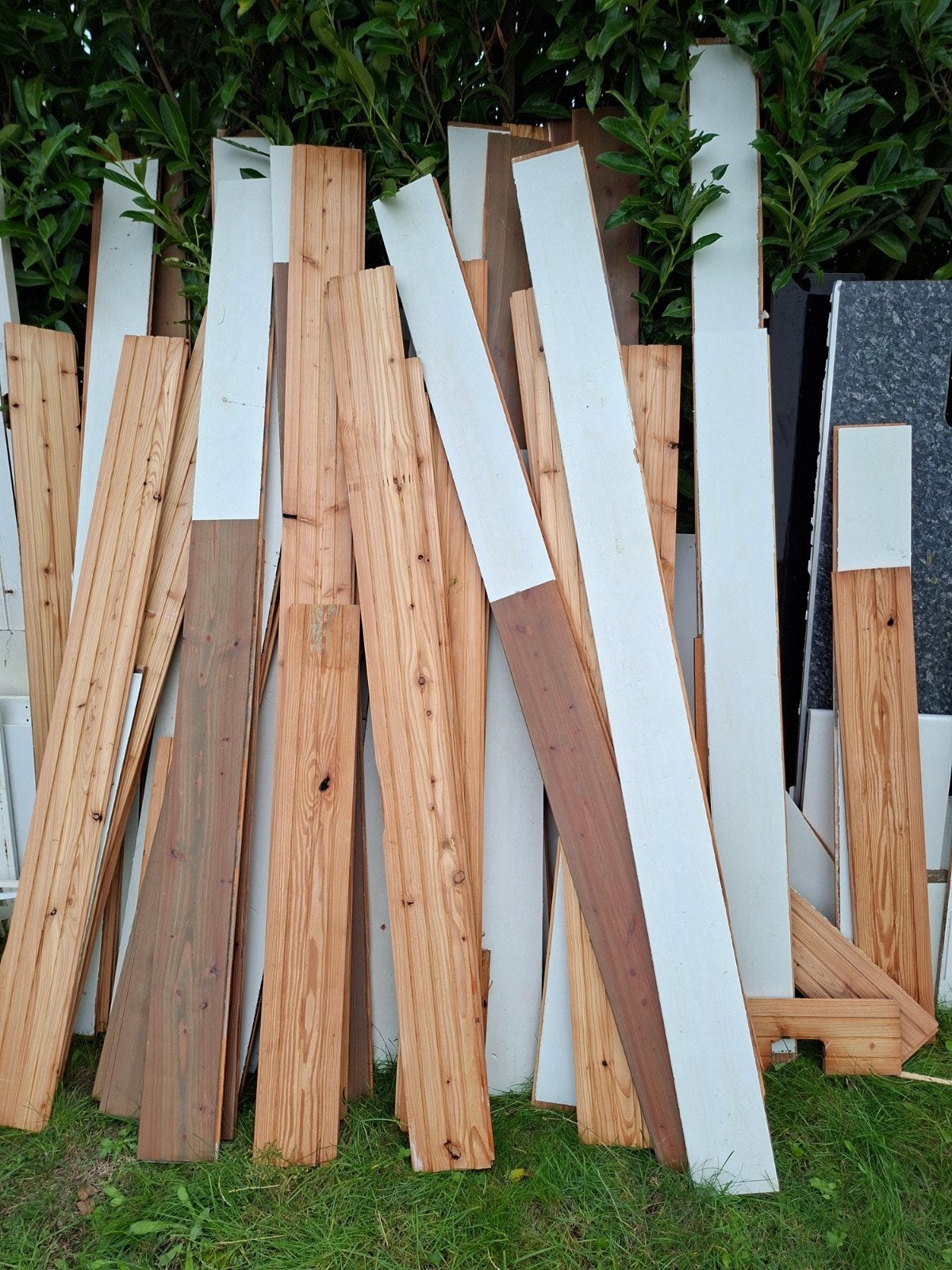 hout -Oude vloerdelen voor huttenbouw en creatieve projecten, Ophalen, Minder dan 25 mm, Plank, Minder dan 200 cm