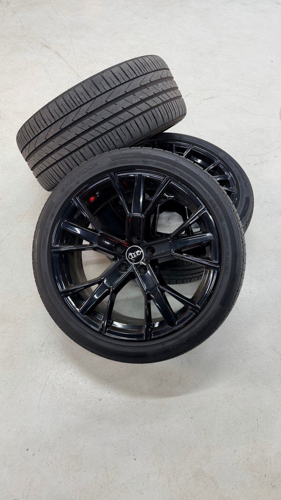 Audi 20 inch velgen met Hankook zomerbanden (4mnd oud), Gebruikt, Banden en Velgen, Zomerbanden, Ophalen