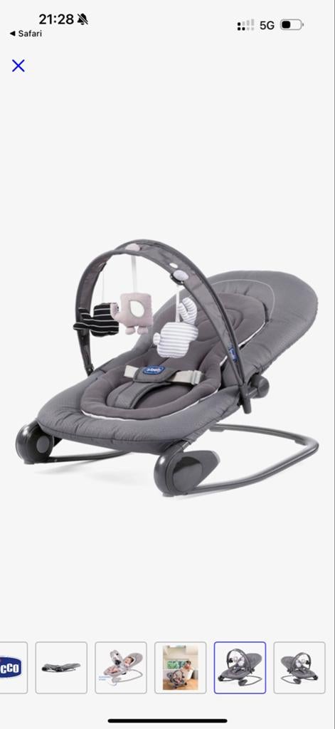 Chicco wipstoel Hoopla, Kinderen en Baby's, Wipstoeltjes, Ophalen, Wipstoel, Chicco, Verstelbaar
