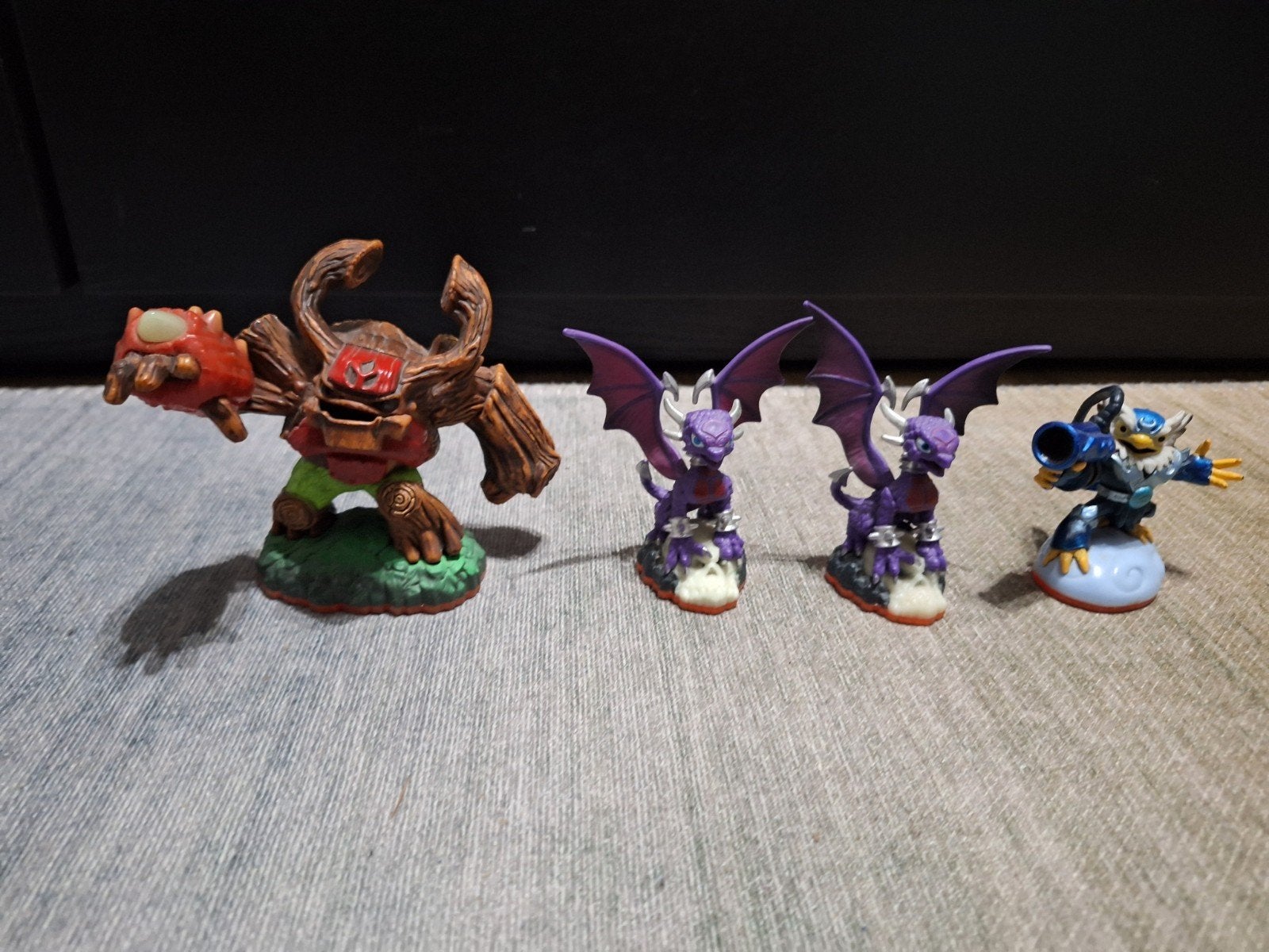 Skylanders figuren; Tree Rex, Jett Vac, Cynder (2x), Avontuur en Actie, 2 spelers, Ophalen of Verzenden, Zo goed als nieuw