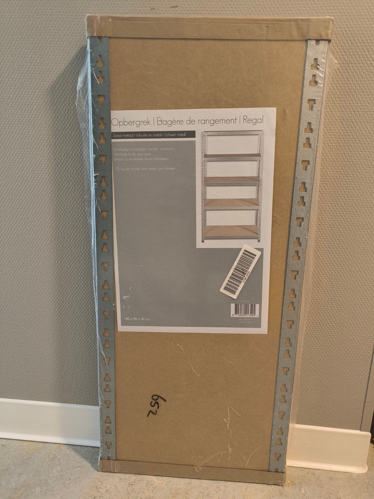 Nieuw Leen Bakker Stellingkast - Zwaar Metaal 180x90x40, Ophalen, Nieuw