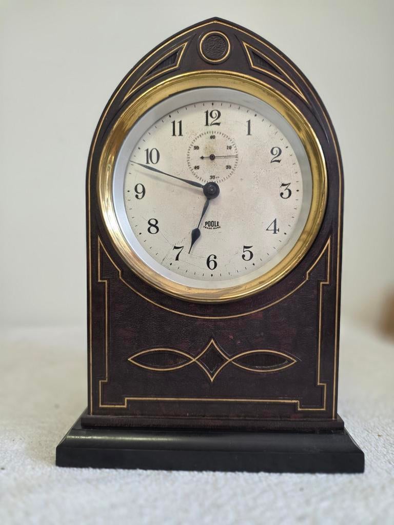 Antieke Poole USA Melrose schoorsteenklok, Ophalen of Verzenden