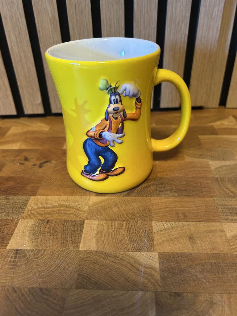 Goofy Mok disneyland parijs, Ophalen of Verzenden, Goofy of Pluto, Gebruikt, Servies