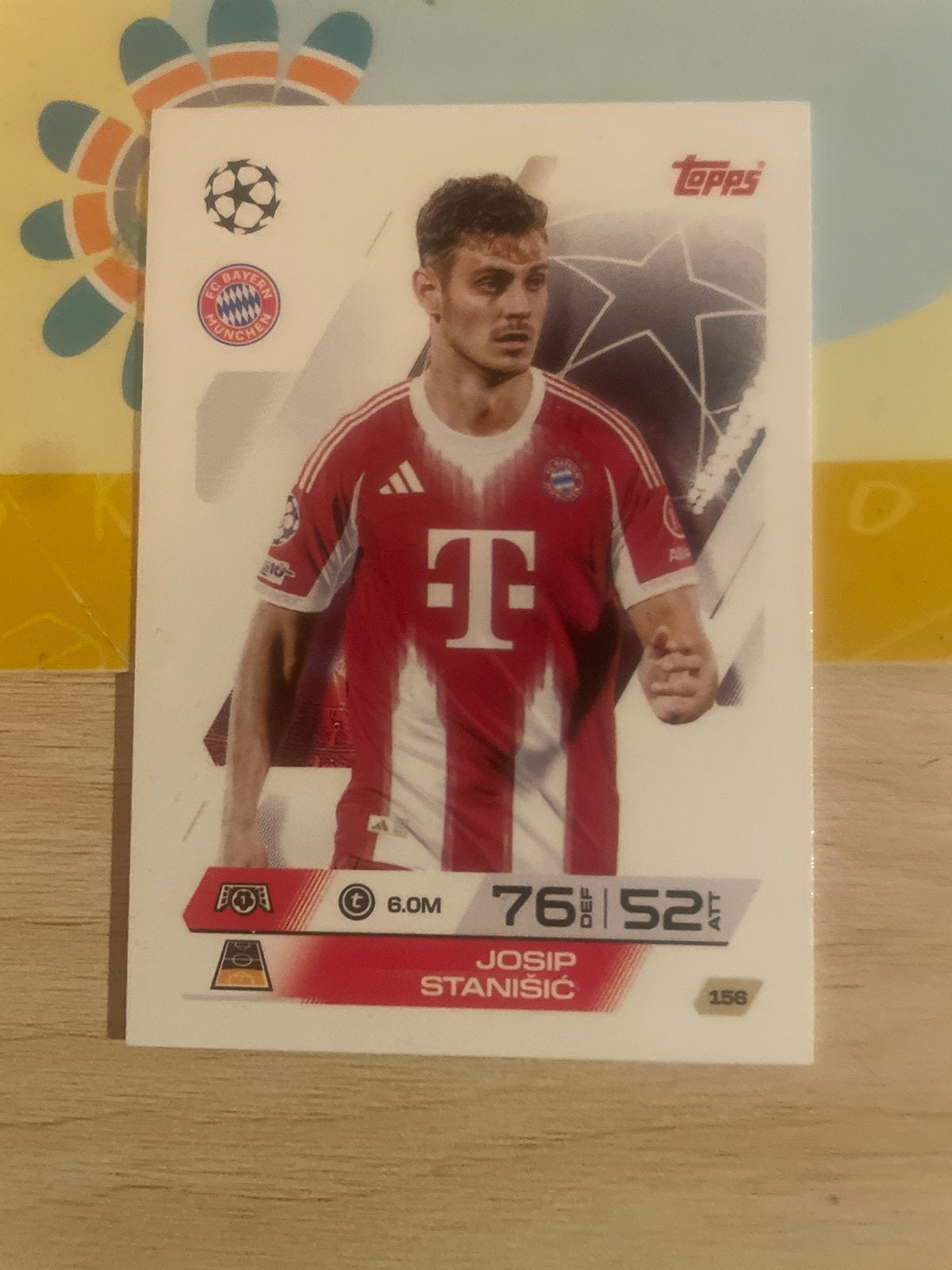 Josip Stanisic Topps Match Attax Spelerskaart FC Bayern Münc, Verzamelen, Ophalen of Verzenden, Zo goed als nieuw, Buitenlandse clubs