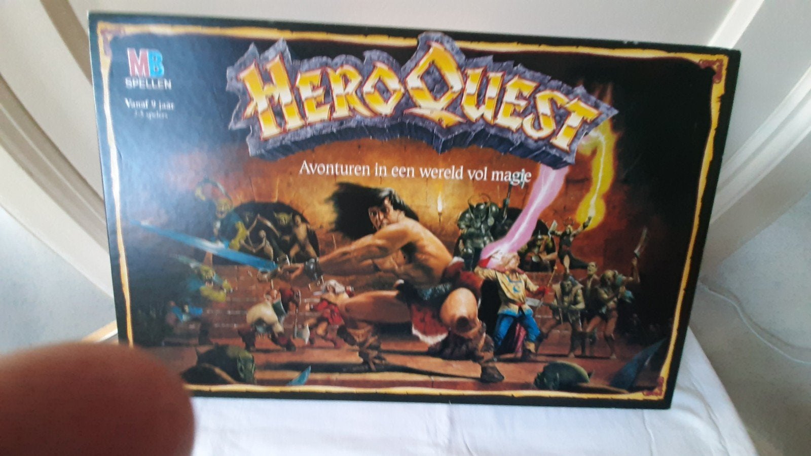 HeroQuest Bordspel - Klassiek Avontuur, Een of twee spelers, Ophalen of Verzenden, Gebruikt, MB Spellen