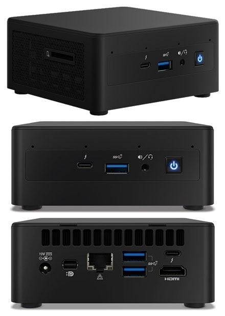 Intel NUC 11PAHi3 + Kingston 500GB nvme + Samsung 870EVO 2TB, Gebruikt, Intel, Ophalen of Verzenden, 2 TB