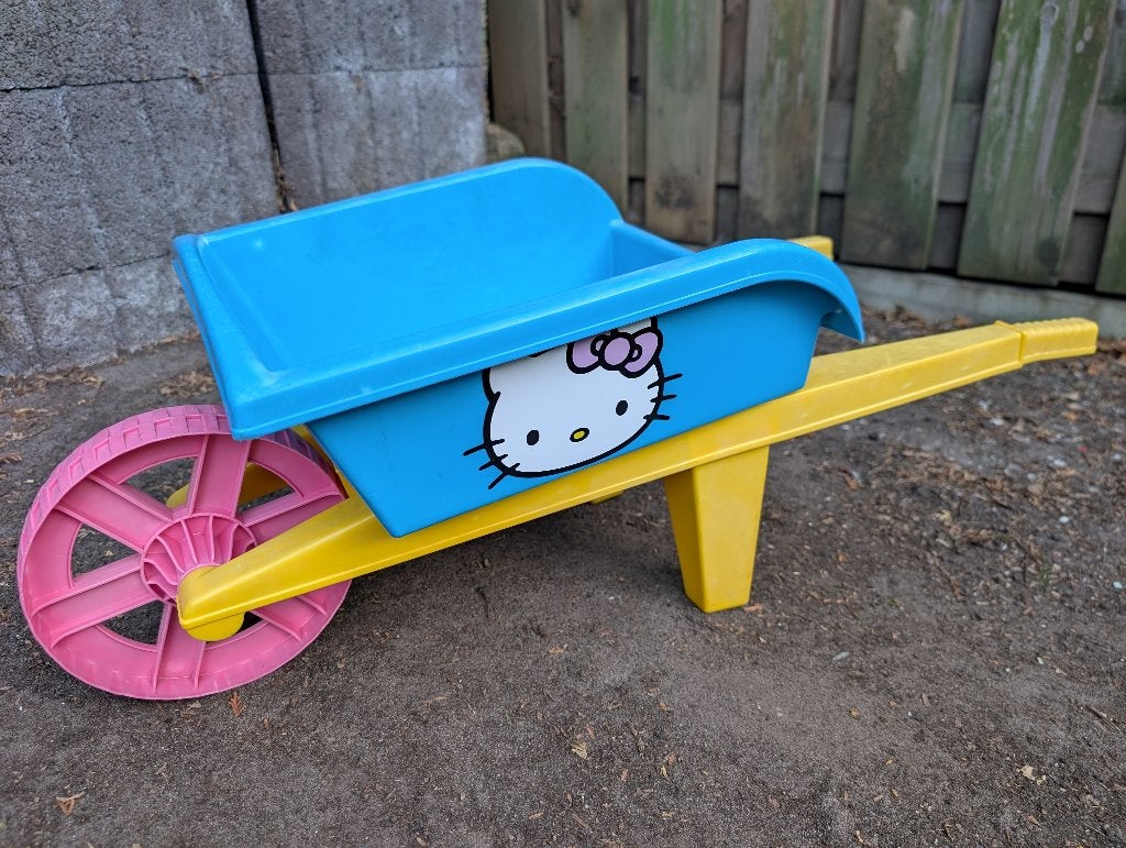 Kids Kruiwagen Hello Kitty buiten spelen kinderen wagen toy, Kinderen en Baby's, Ophalen of Verzenden, Gebruikt