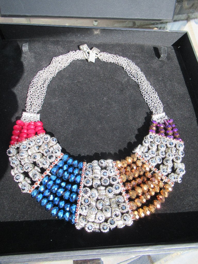 OTAZU Ketting nieuw in org. dos kleurig € 150, Ophalen of Verzenden, Nieuw, Overige kleuren, Met kristal