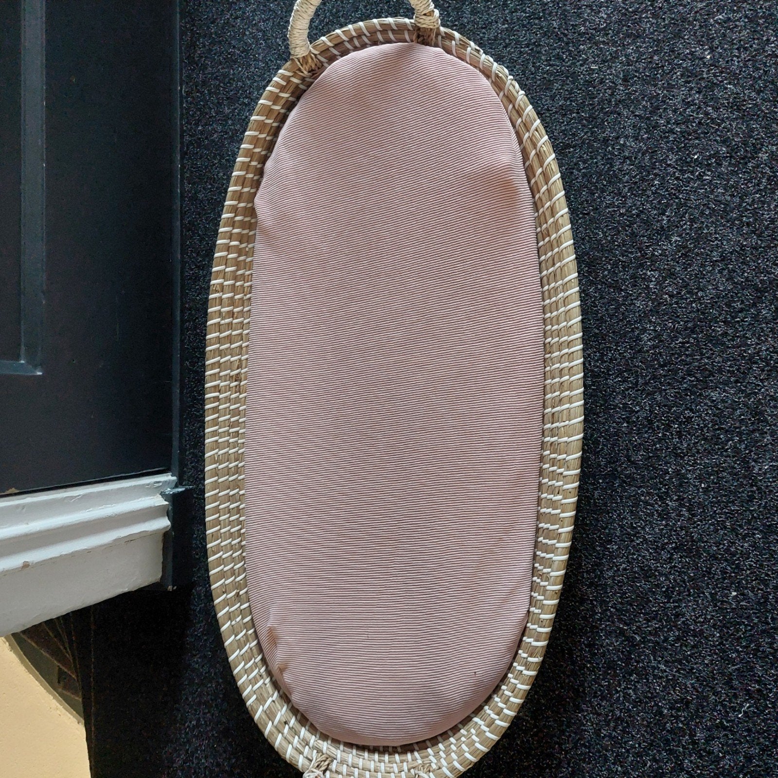 Mooie Mozesmand met roze bekleding, Ophalen of Verzenden, Zo goed als nieuw, Wieg