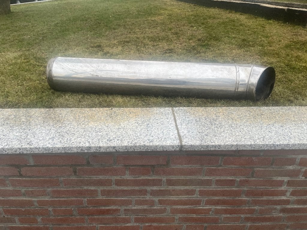 DUBBELWANDIGE PIJP, Ophalen of Verzenden, Gebruikt, Ventilator en Afzuiger