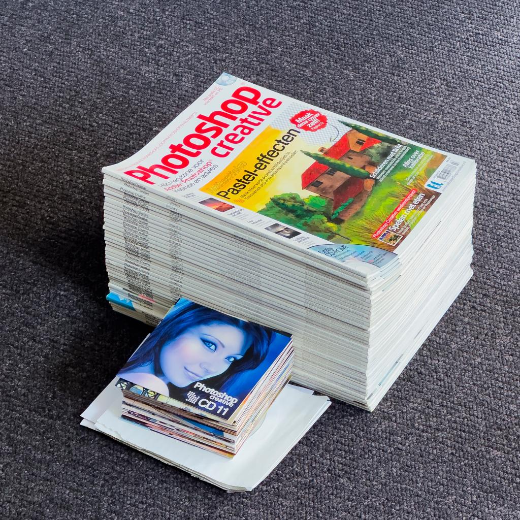 Photoshop Magazine - 97 stuks incl CD's, Boeken, Tijdschriften en Kranten, Ophalen of Verzenden, Zo goed als nieuw, Sport en Vrije tijd