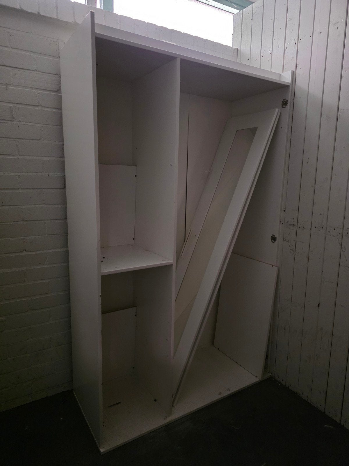 Gratis IKEA Kleppstad kledingkast met spiegel, Huis en Inrichting, Kasten | Kledingkasten, Ophalen, Met deur(en), Gebruikt, 100 tot 150 cm