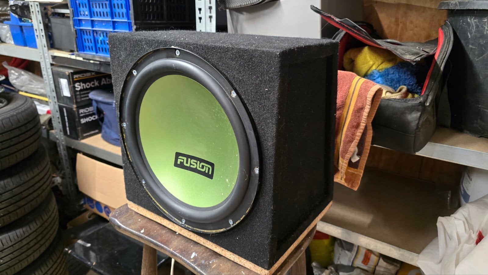 Fusion subwoofer 12 inch, Ophalen of Verzenden, Zo goed als nieuw
