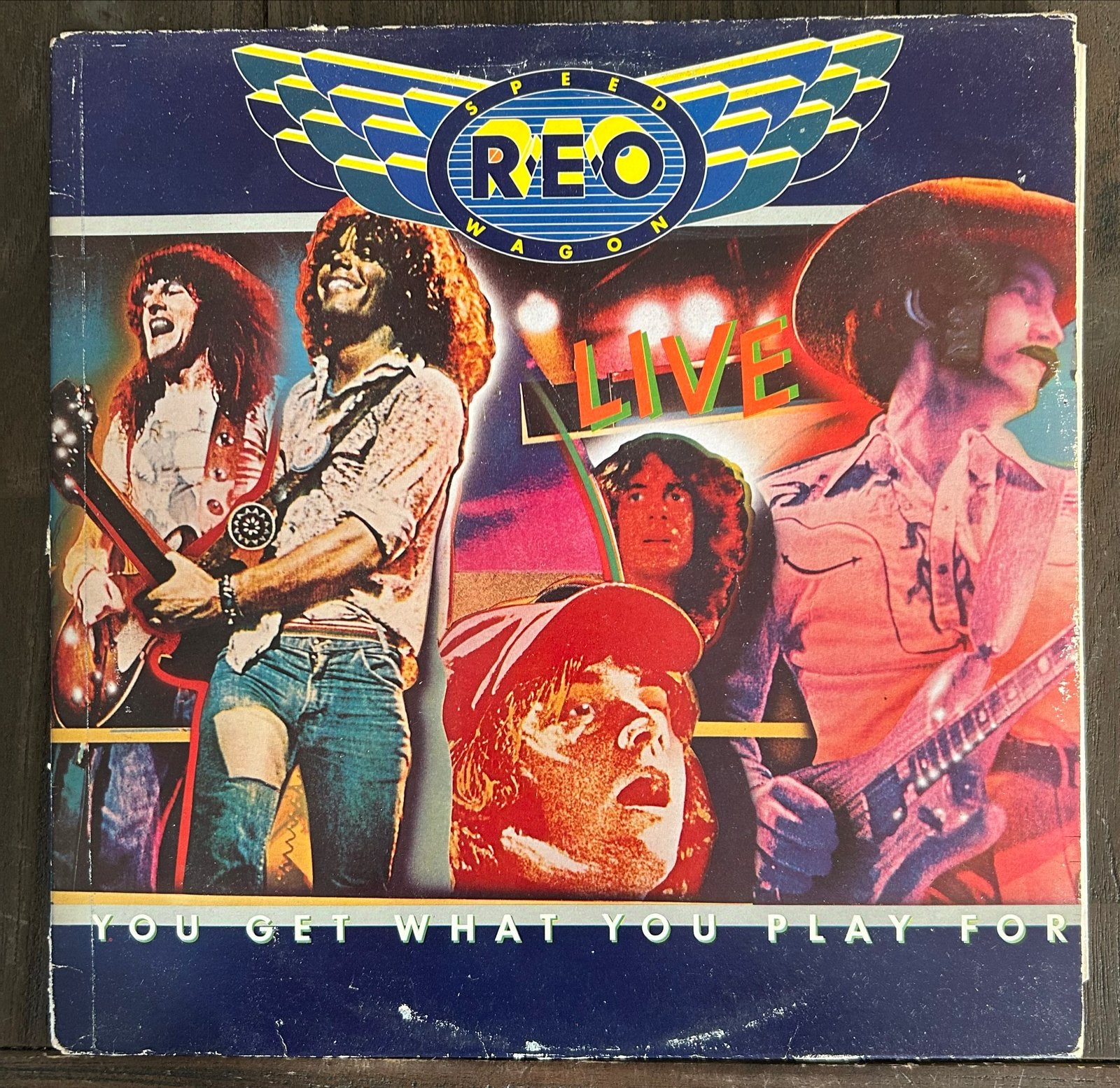REO Speedwagon - Live: You Get What You Play For (Dubbel-LP), Cd's en Dvd's, Gebruikt, Originele persing, Ophalen of Verzenden