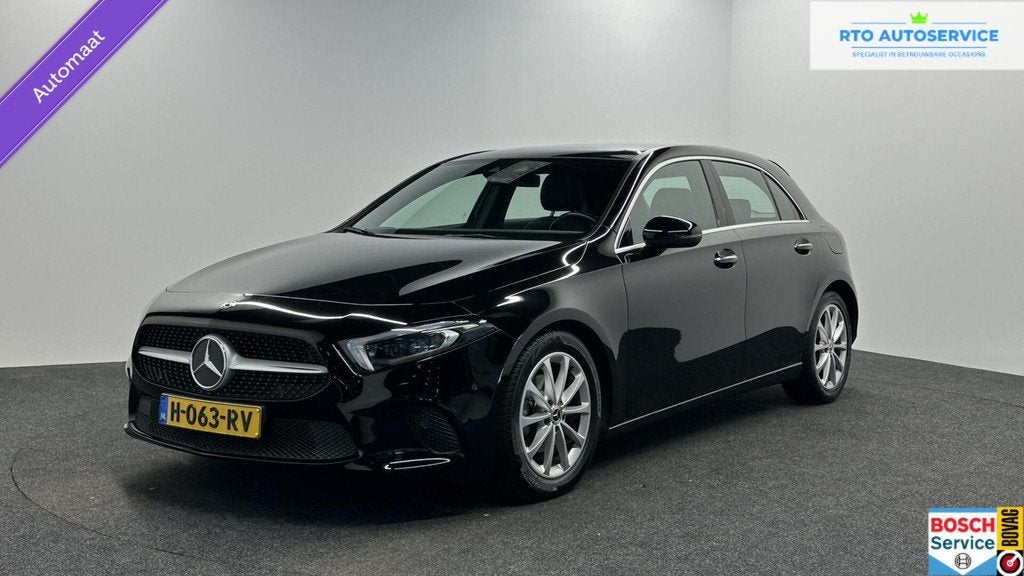 Mercedes A-klasse 180 Business Solution Luxury CAMERA PANO L, Auto's, Mercedes-Benz, 136 pk, Gebruikt, 4 cilinders, Zwart