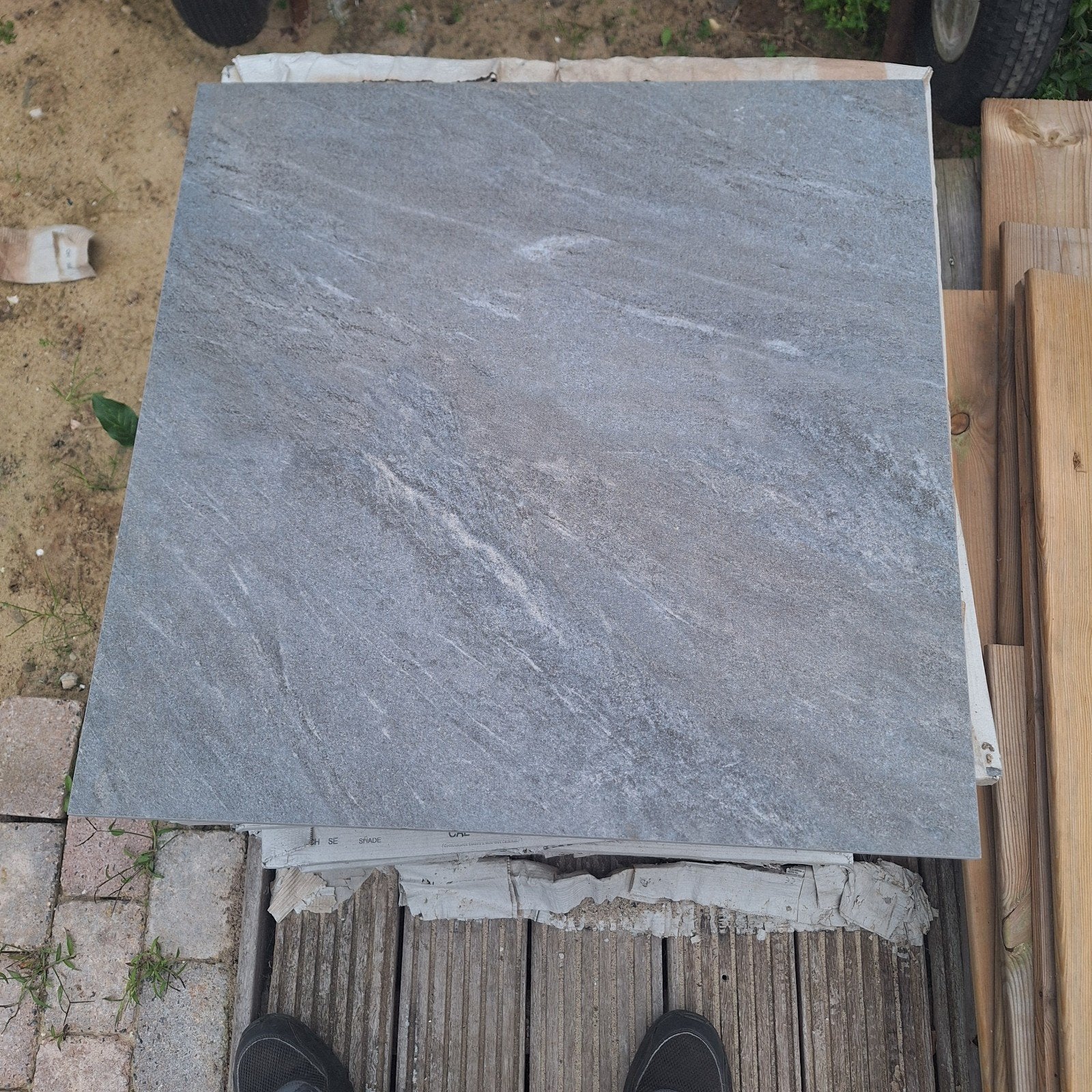 keramische tegels 60x60x2, Tuin en Terras, Ophalen, Nieuw, Keramiek, Terrastegels