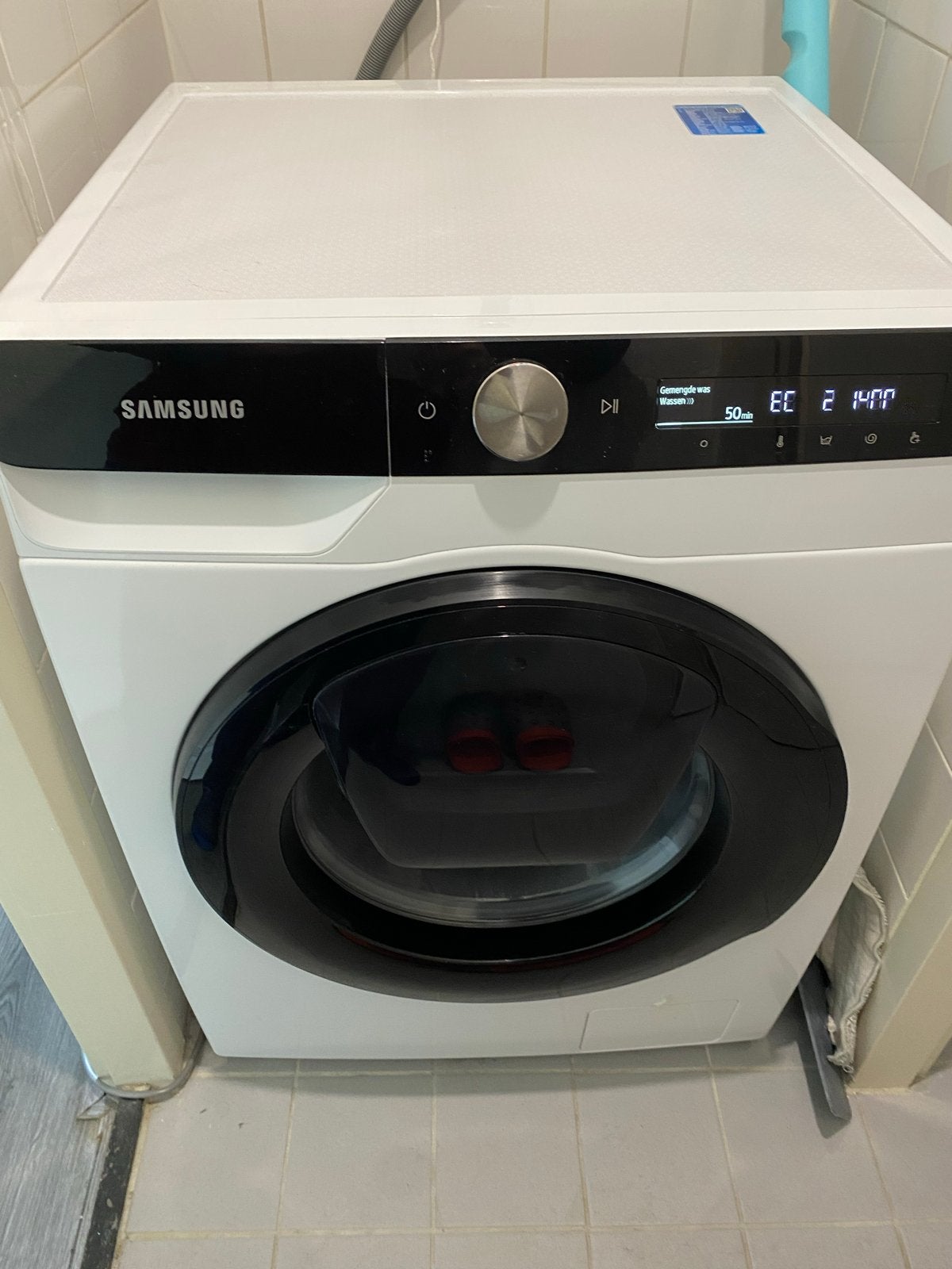SAMSUNG WW90DG6U25LKU3 6000-serie Wasmachine 9 kg, Ophalen, 1200 tot 1600 toeren, 8 tot 10 kg, Nieuw