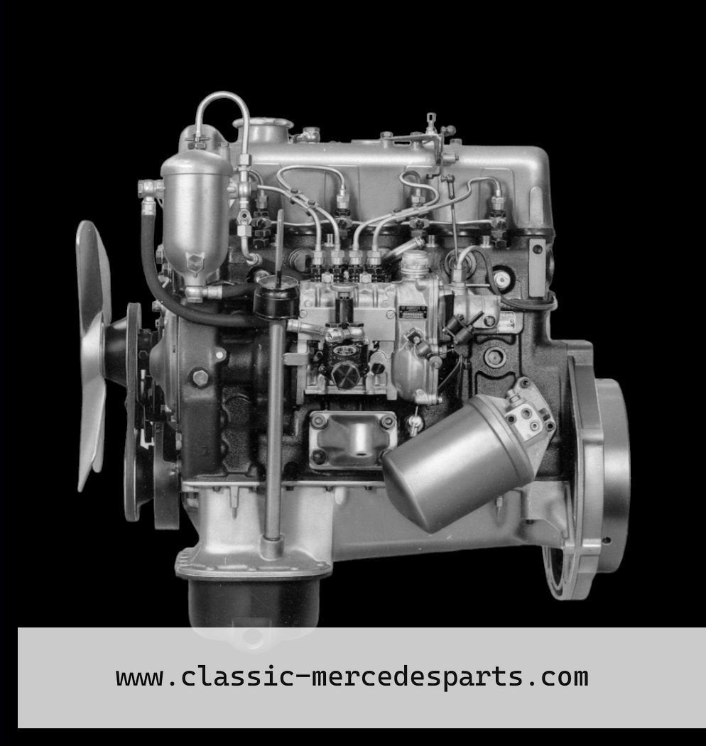 ONDERDELEN Mercedes OM615 DONORMOTOR 200D 220D, Gebruikt, -, -, Ophalen of Verzenden