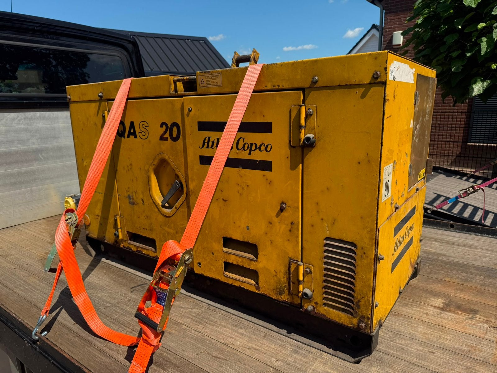 Atlas copco generator 20 kva, Ophalen of Verzenden