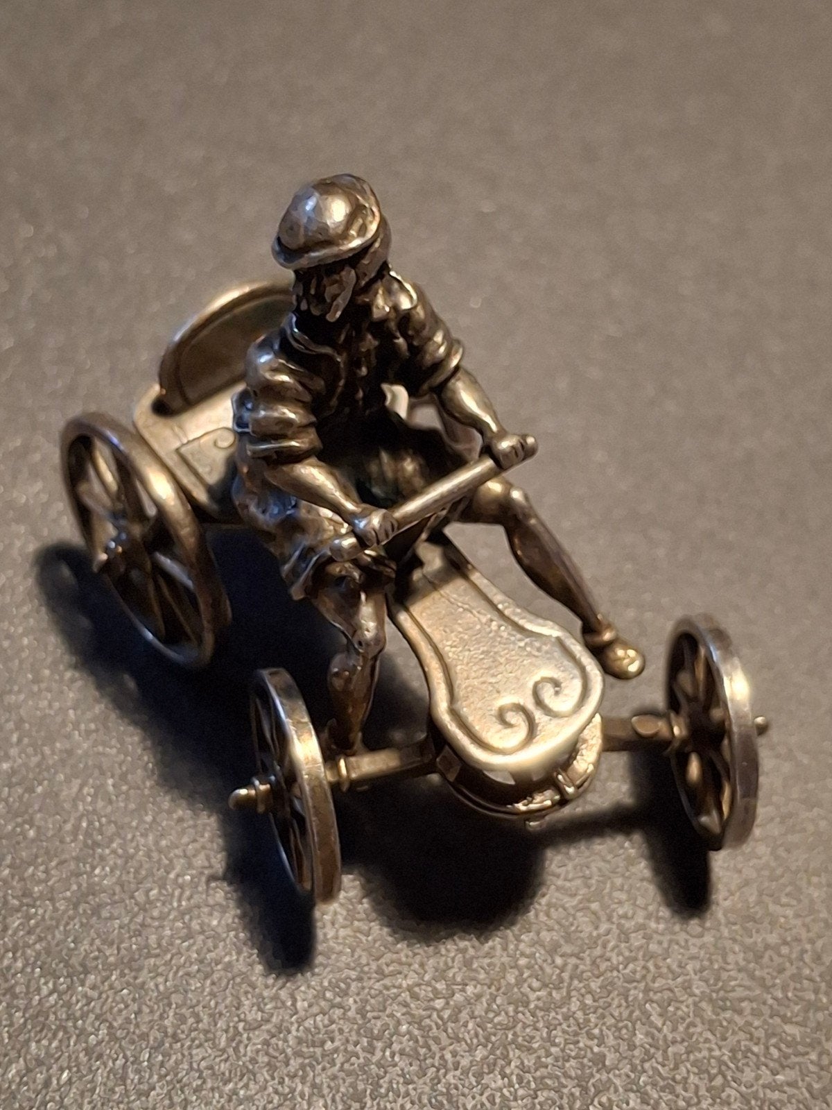 zilveren  miniatuur massief, Antiek en Kunst, Ophalen of Verzenden