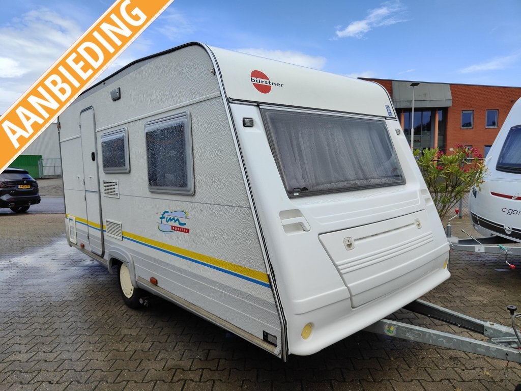 Bürstner 420TN met mover, voortent, uitbouw, luifel nu &, Caravans en Kamperen, Overige typen, Kachel, Bedrijf, Treinzit
