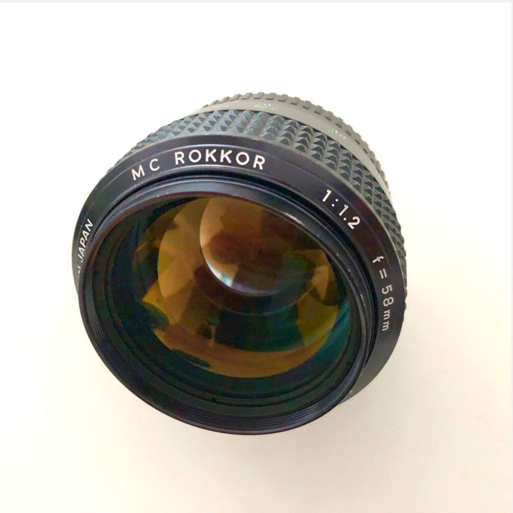 Minolta MC Rokkor 58mm f/1.2 lens - Top, 58 mm, Gebruikt, Ophalen of Verzenden, Standaardlens