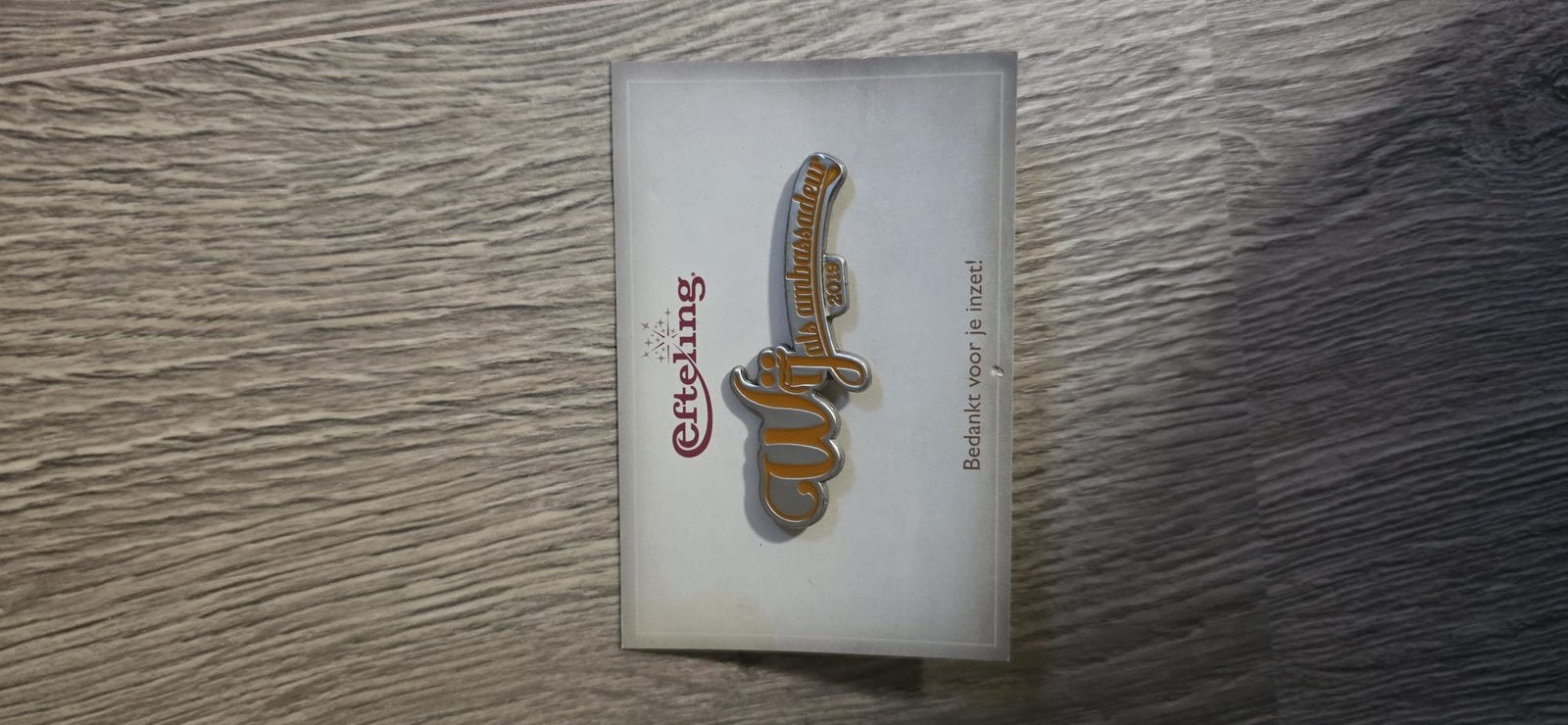 Efteling pin wij als ambassadeur, Ophalen of Verzenden, Nieuw