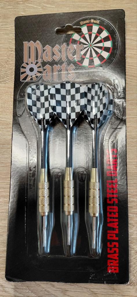 Master Darts Messing Stalen Punten Darts Set, Ophalen of Verzenden, Nieuw, Pijlen