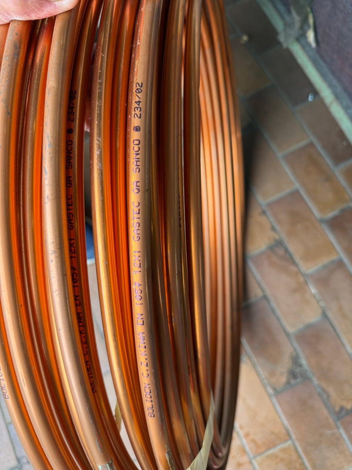 Koperen buis GASTEC GA SAMCO 12x1mm, Ophalen, Overige materialen, Minder dan 20 mm, 6 meter of meer