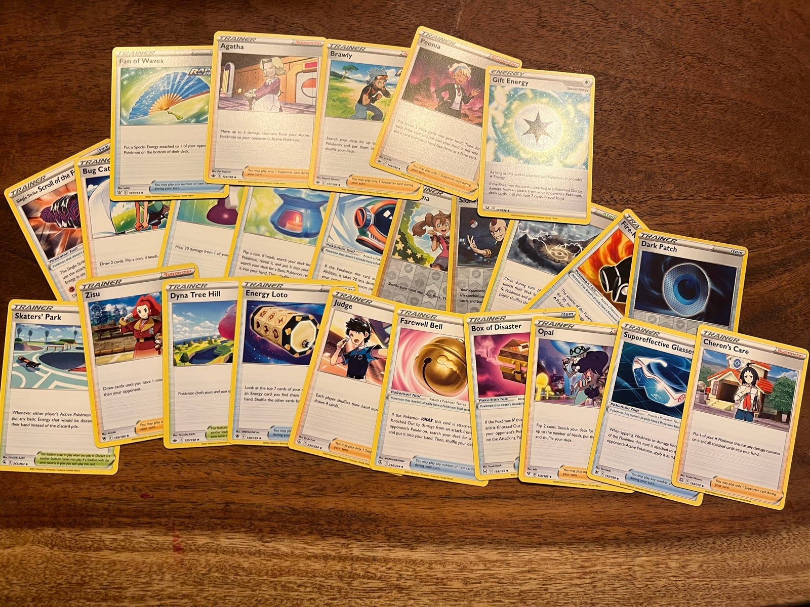 Pokémon TCG Trainer Kaarten Collectie, Ophalen of Verzenden, Gebruikt, Meerdere kaarten