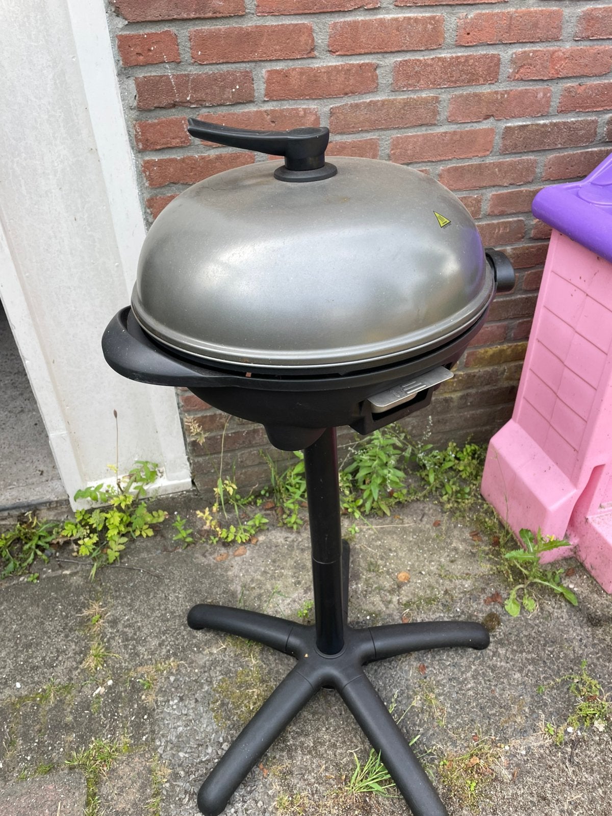 Elektrische barbecue verstelbaar, Ophalen, Zo goed als nieuw