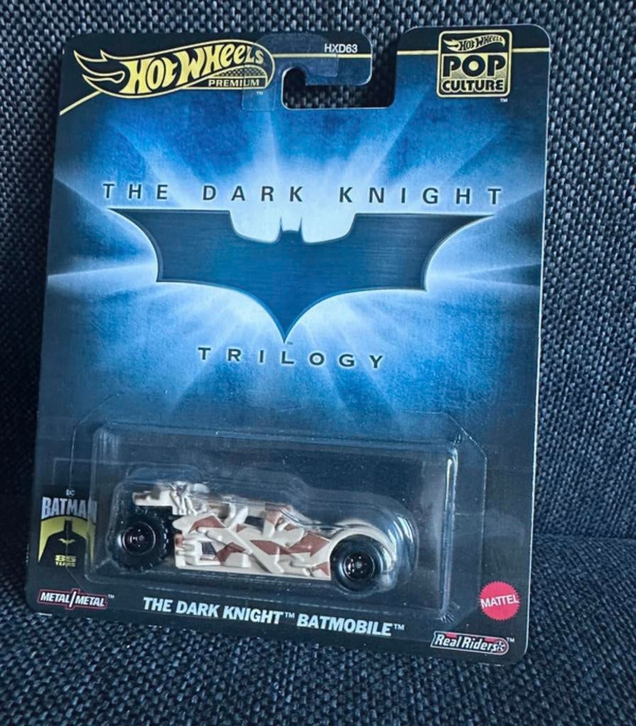 Hot Wheels Pop Culture - The Dark Knight Batmobile, Hobby en Vrije tijd, Ophalen of Verzenden, Zo goed als nieuw, Auto