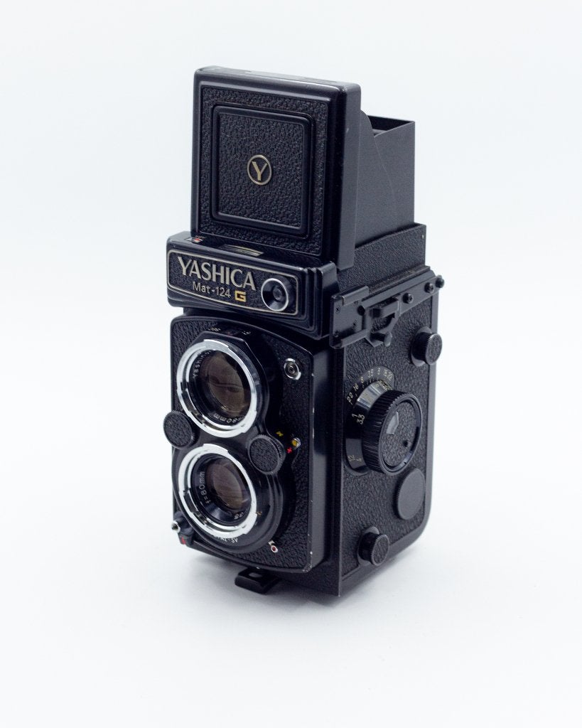 Yashica Mat-124G - 6x6 TLR 80 mm F3.5, Audio, Tv en Foto, Fotocamera's Analoog, Ophalen of Verzenden, Gebruikt, Spiegelreflex