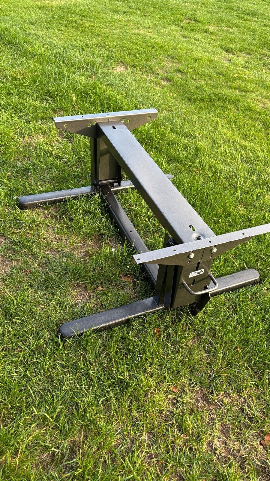 Inklapbaar metalen onderstel voor tafel (caravan/camper/thui, Ophalen, Tafelpoot, 50 tot 100 cm, Zo goed als nieuw