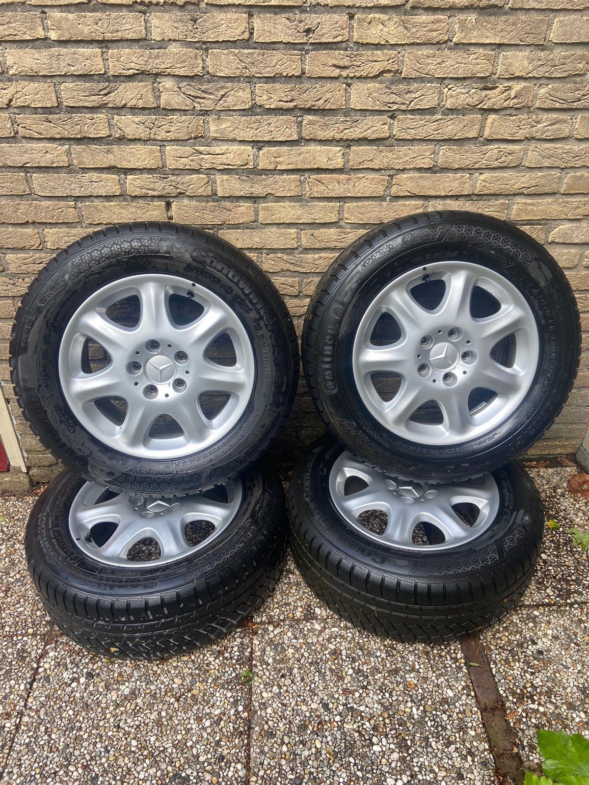 Mercedes-Benz velgen 16 inch, Gebruikt, 16 inch, Banden en Velgen, Personenwagen