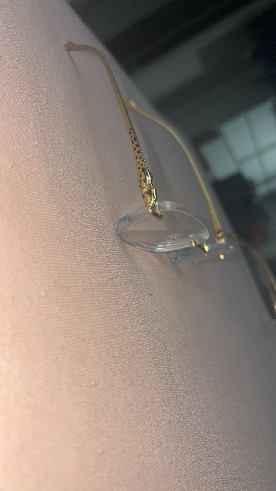 Cartier Panthere bril op sterkte - Gouden montuur orgineel, Gebruikt, Geel, Bril, Ophalen