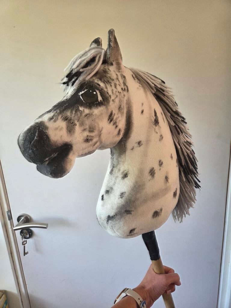 Hobby Horse - Zwart/Wit Gevlekt Stokpaard, Ophalen of Verzenden