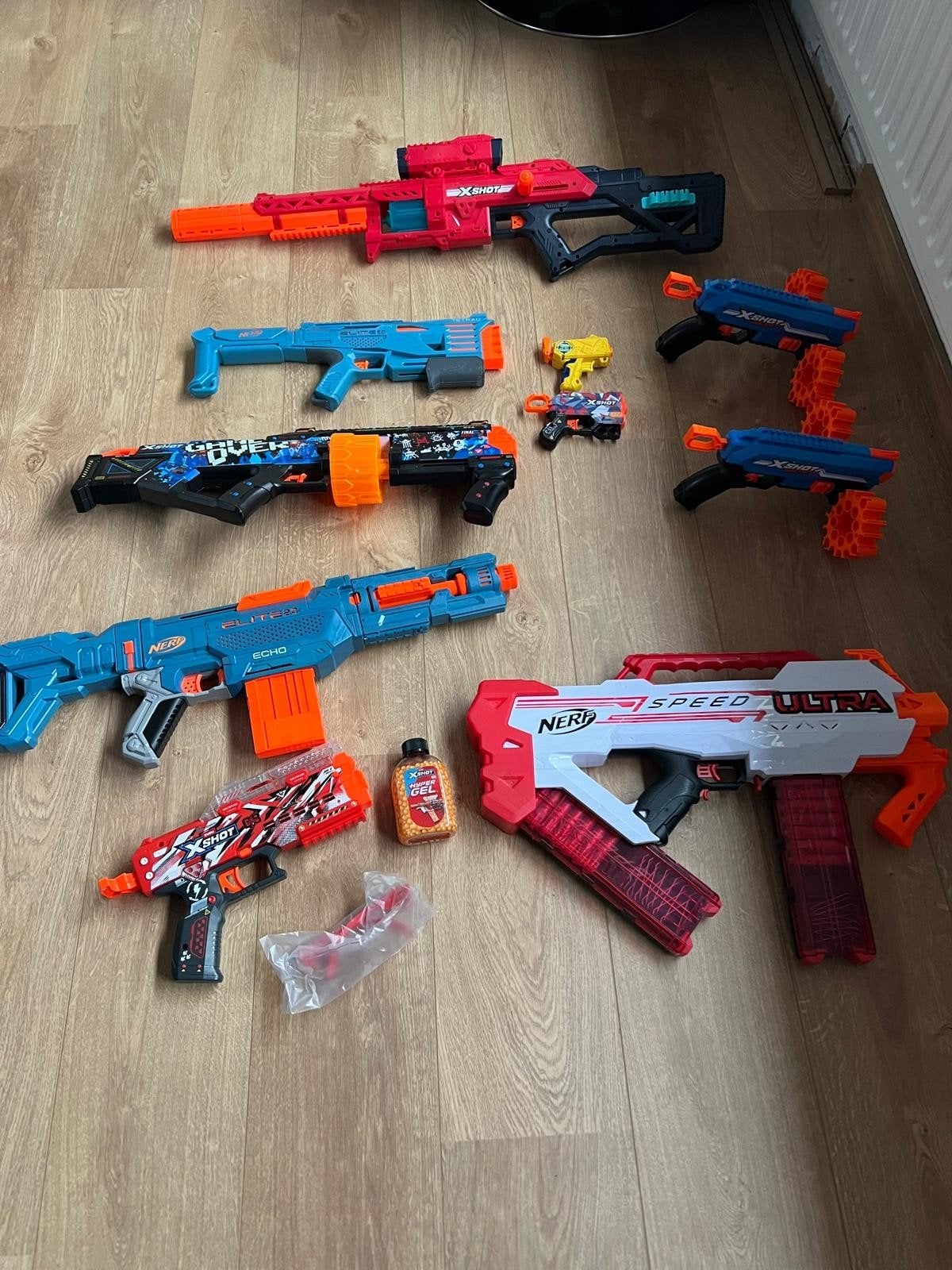 Grote collectie Nerf en X-Shot blasters, Ophalen, Gebruikt, Jongen of Meisje