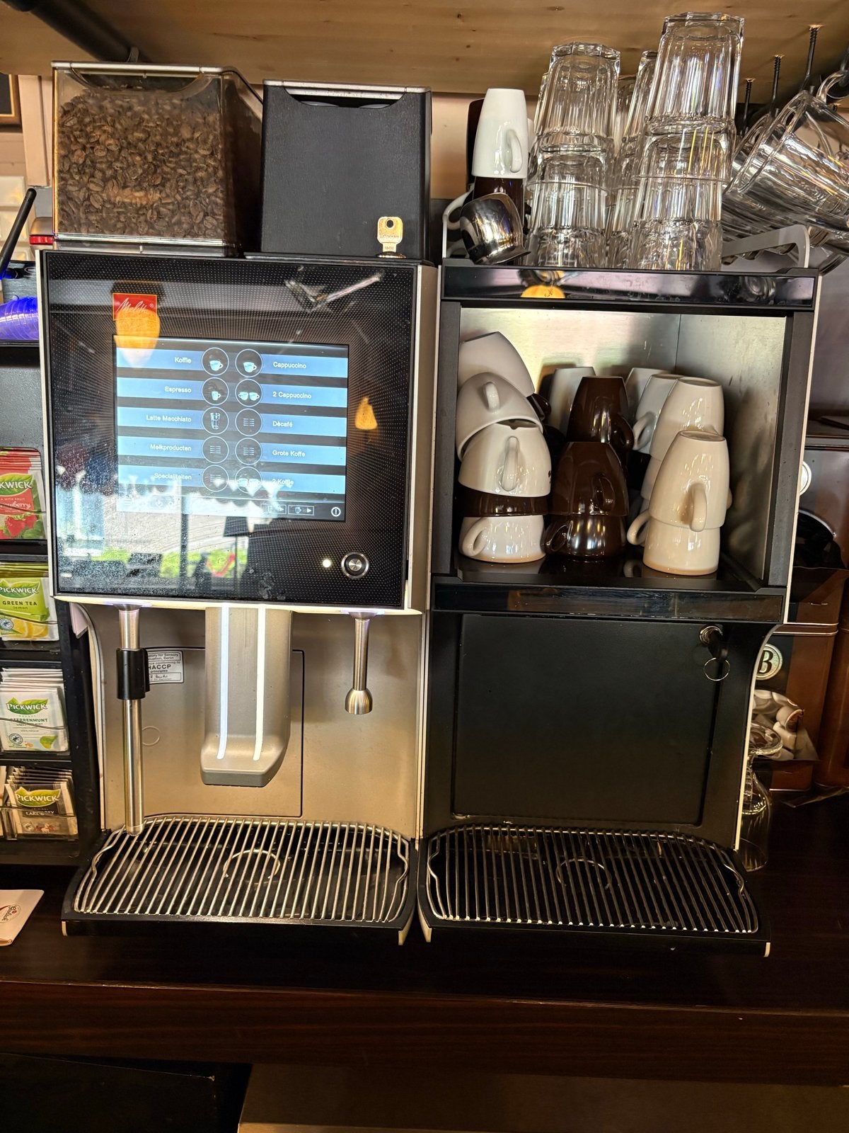Melitta Cafina XT7 professionele koffiemachine, Gebruikt, 10 kopjes of meer, Koffiemachine, Koffiebonen