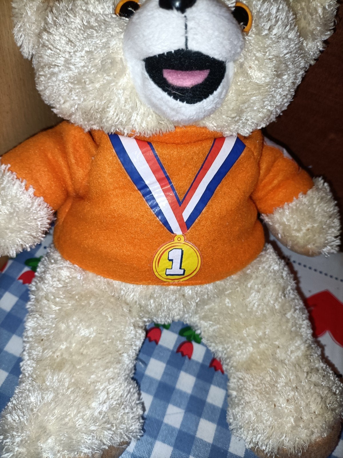 Robijntje knuffel Olympische spelen NOC NSF, Ophalen of Verzenden, Zo goed als nieuw, Overige typen