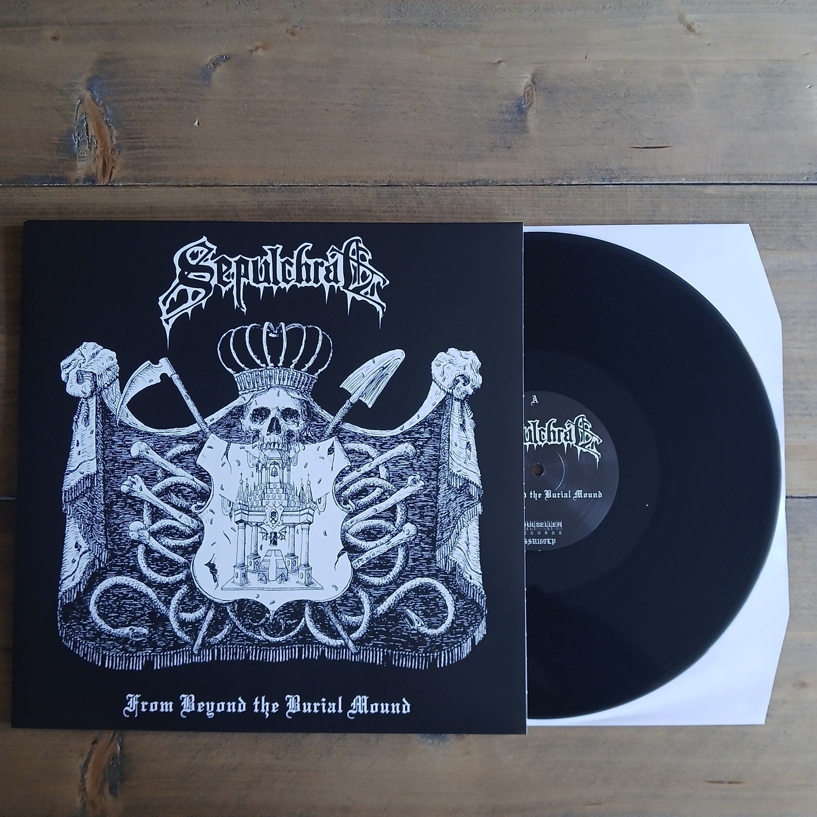 🔴 Sepulchral ☆ From Beyond the Burial... • LP (Zwart vinyl), LP, Death metal, Ophalen of Verzenden, Zo goed als nieuw