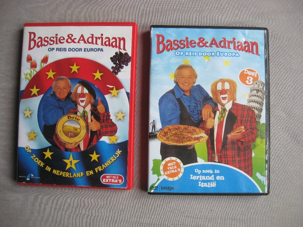 Bassie &Adriaan Op reis door Europa 1 (Nederland & Frankryk), Alle leeftijden, Ophalen of Verzenden, Zo goed als nieuw
