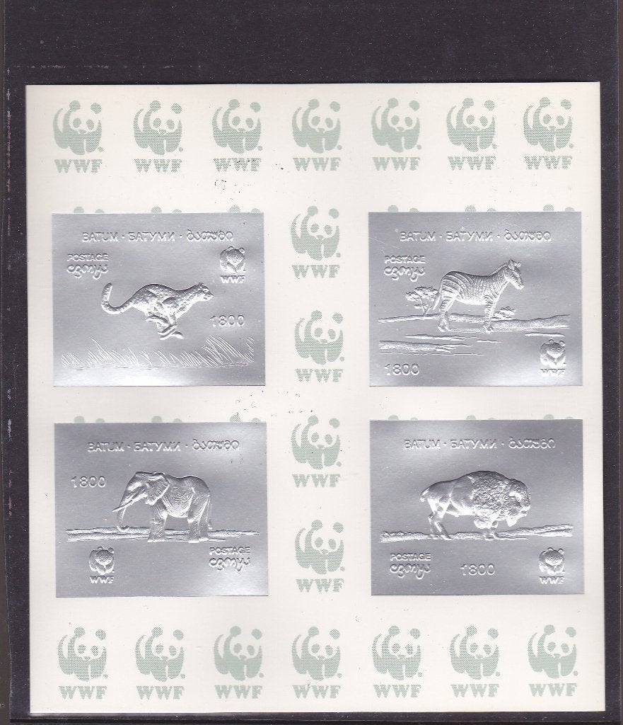 WWF Batum in zilveren uitvoering (609), Postzegels en Munten, Verzenden, Postfris, Dier of Natuur