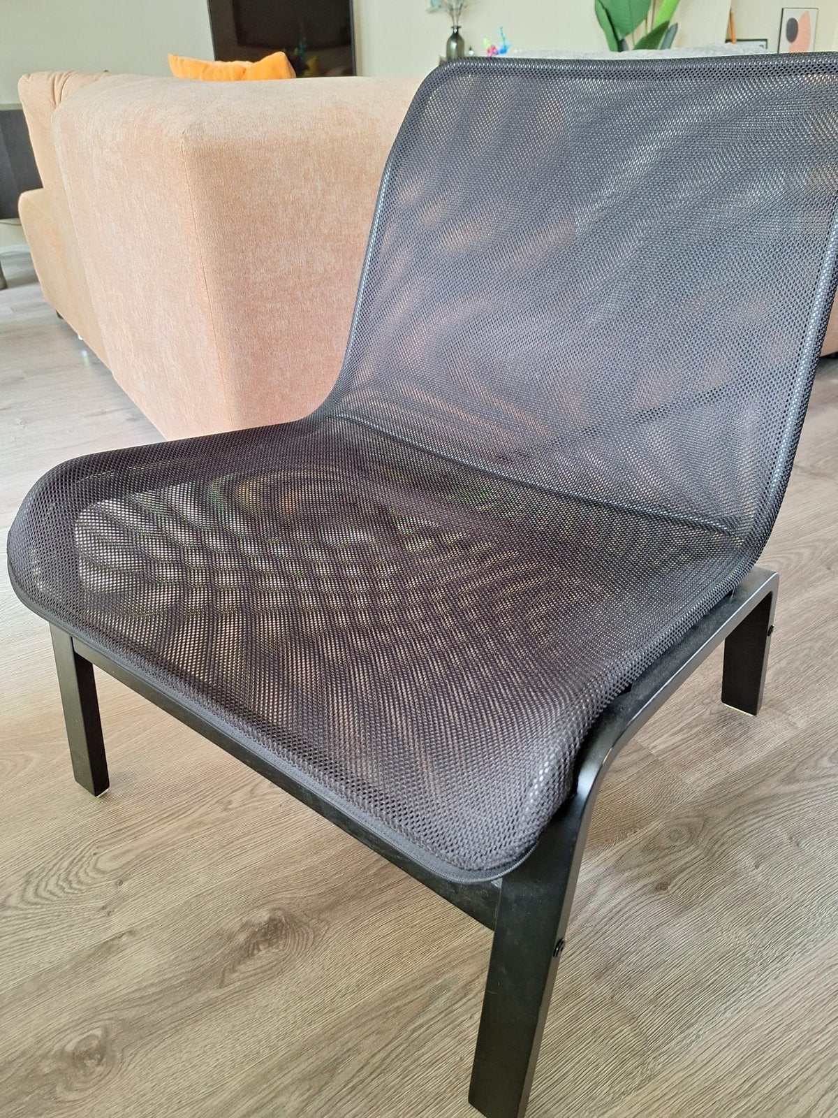 IKEA Nolmyra stoel - Zwart, Ophalen, Gebruikt, Zwart, Stof