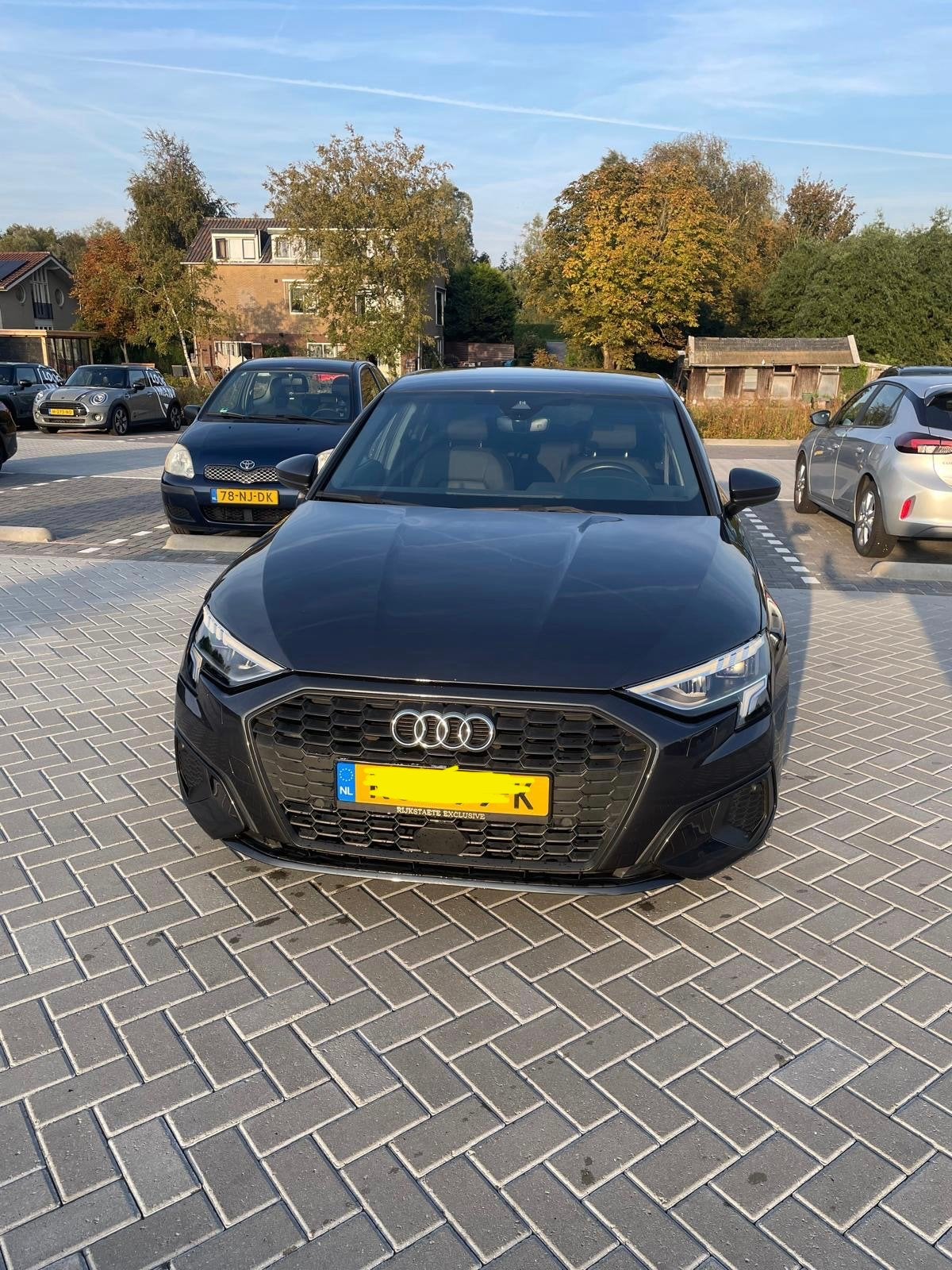 Audi A3 Sportback 30 TFSI | S-line | Automaat |Camera | LED|, Auto's, Leder en Stof, Particulier, Zilver of Grijs, Geheel digitaal combi-instrument