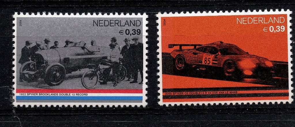 Spyker NVPH 2258B en 2259B met afwĳkende tanding, Ophalen of Verzenden, Na 1940, Postfris