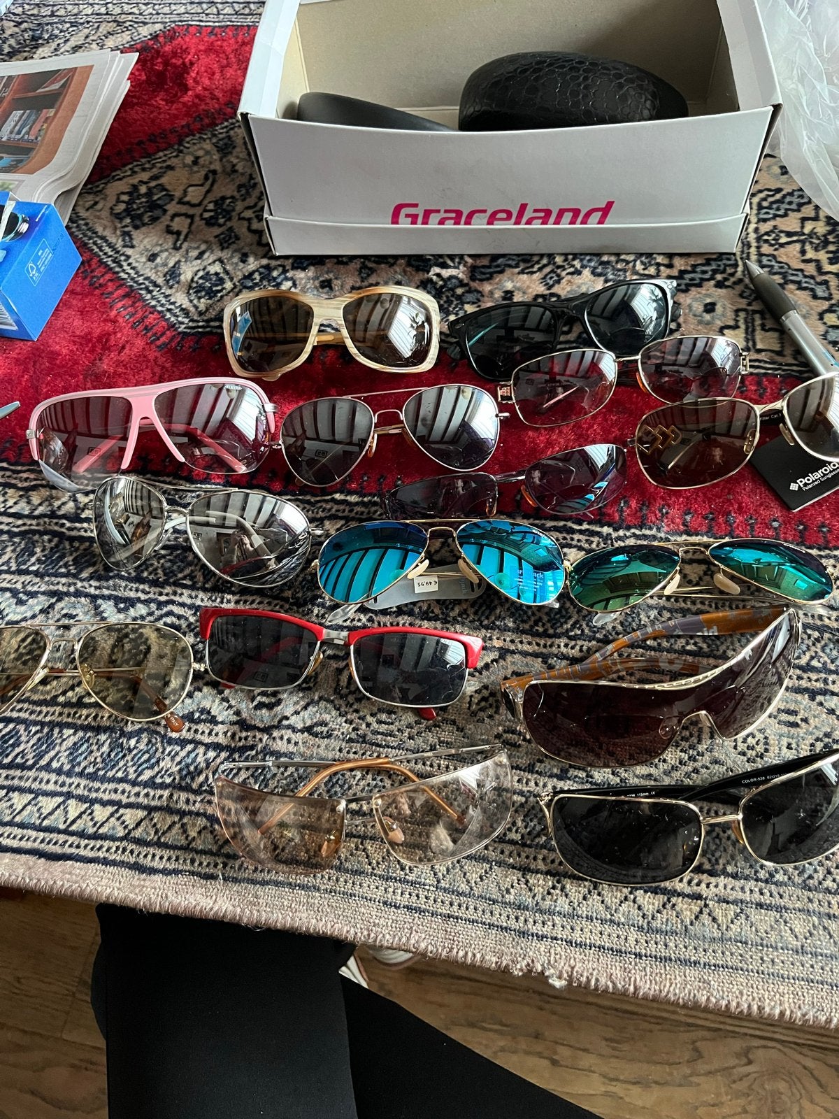Diverse collectie zonnebrillen - Verschillende stijlen, Sieraden, Tassen en Uiterlijk, Overige merken, Gebruikt, Zonnebril, Overige kleuren