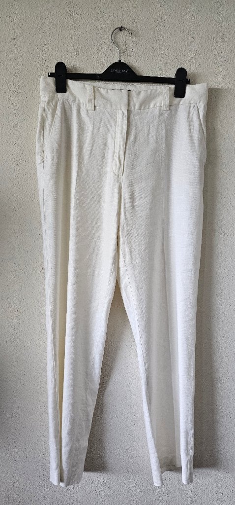 Witte broek Massimo Dutti maat XL (26425), Kleding | Dames, Broeken en Pantalons, Massimo Dutti, Wit, Maat 46/48 (XL) of groter