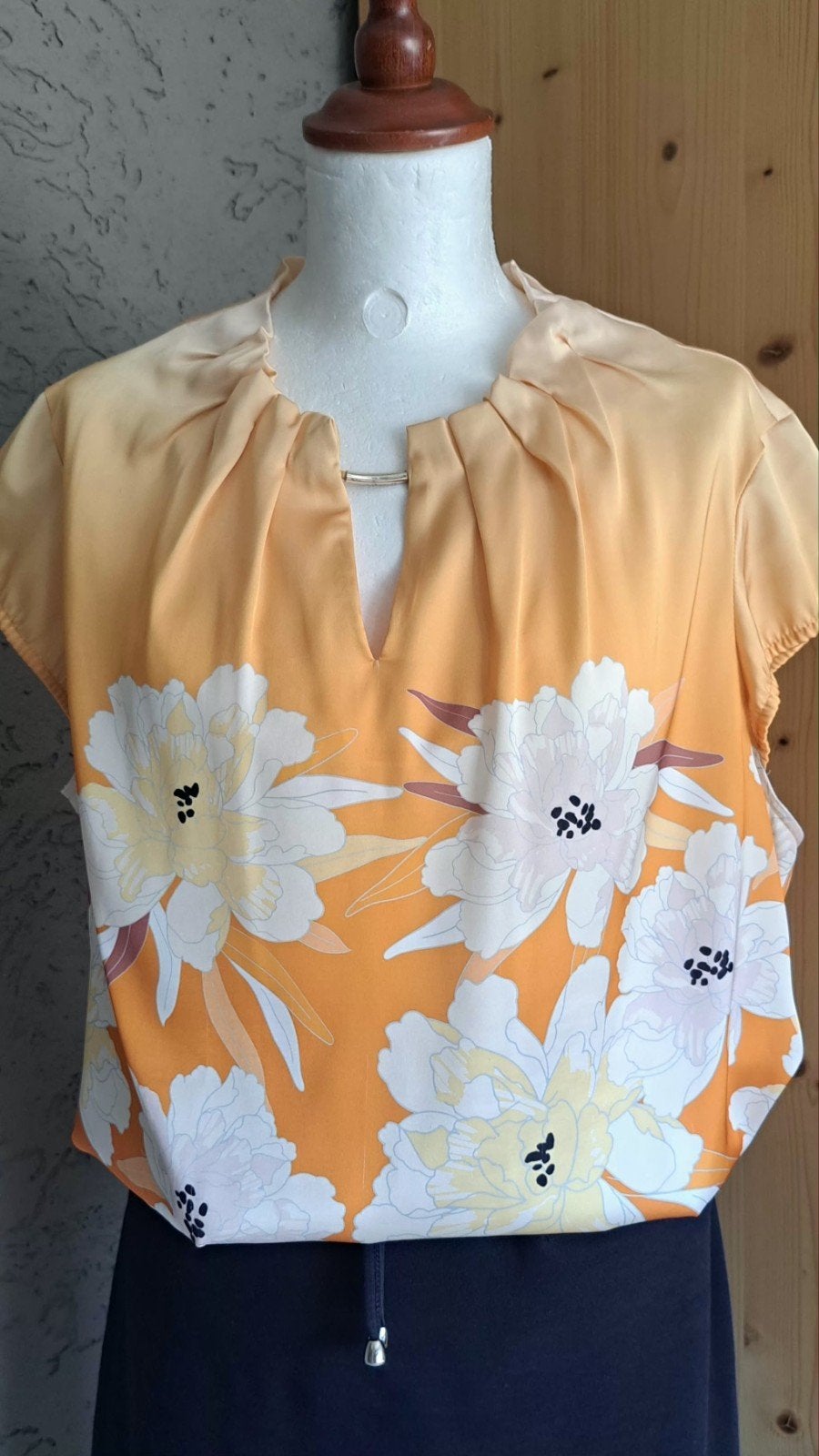 COMMA blouse geel mt 44, Geel, Maat 42/44 (L), Gedragen, Comma